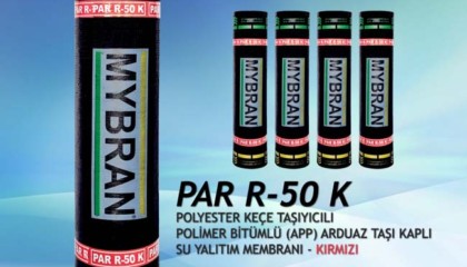 Mybran PAR-50K Polyester Keçe Taşıyıcılı Arduaz Taşı Kaplı (Kırmızı)