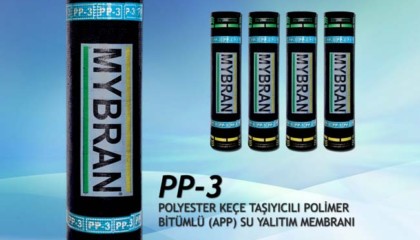 Mybran PP-3 Polyester Keçeli Su Yalıtım İzolasyon Membranı